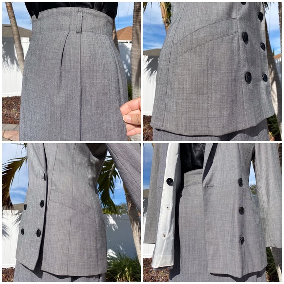 Vintage 80’s ESCADA Double Breasted Blazer & Skirt Set - Picture 13 of 16